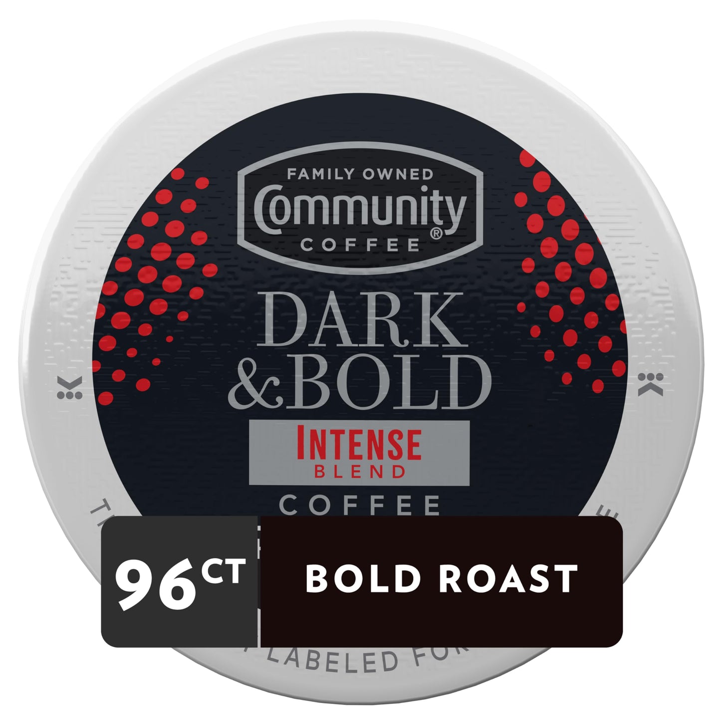 Community Coffee Dark & Bold Intense Blend Coffee Pods, 24 Count (Pack of 4), Compatible with Keurig 2.0 K-Cup malt-inspired