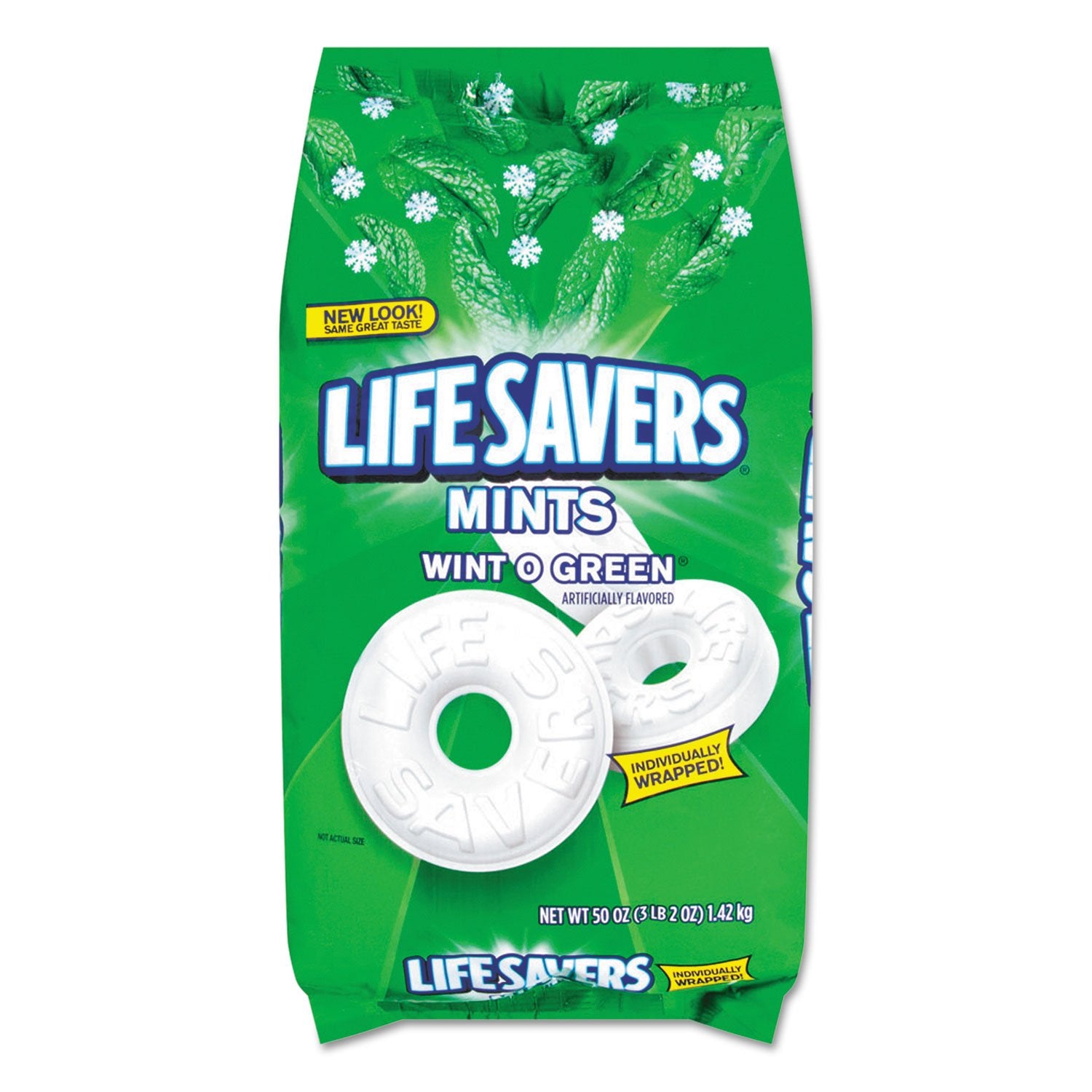 Hard Candy Mints, Wint-O-Green, 50Oz Bag