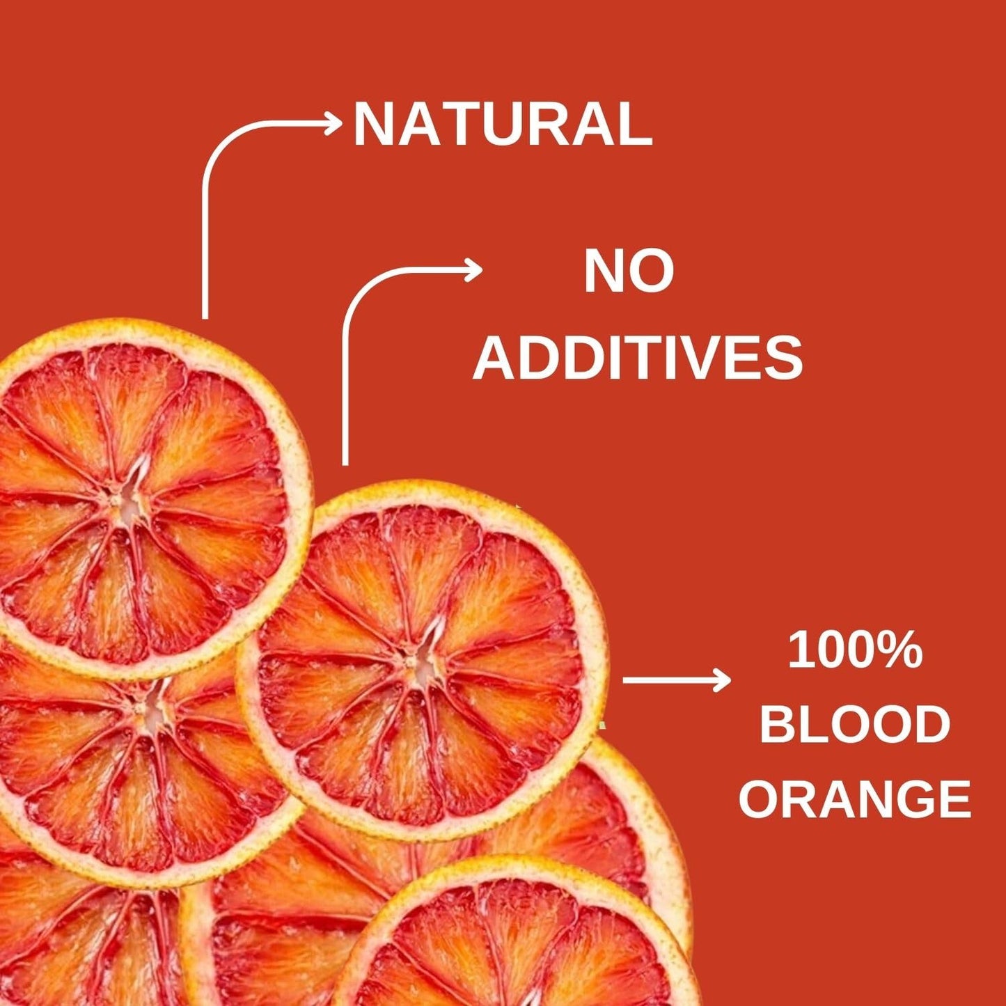Çokçerez Dehydrated Blood Orange Slices, Dried Fruit Snack, 3 oz (85 g)