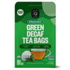 FGO Organic Green Decaf Tea  100 Count  Eco-Conscious Tea Bags  Resealable Bag  Caffeine Free  Packaging May Vary (Pack of 1)