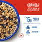 Mountain House Granola With Milk & Blueberries | Freeze Dried Backpacking & Camping Food | Vegetarian | 2 Servings
