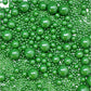 Edible Pearl Sugar Sprinkles Christmas Green Candy Mixing Size Baking Edible Cake Decorations Cupcake Toppers Cookie Decorating 
