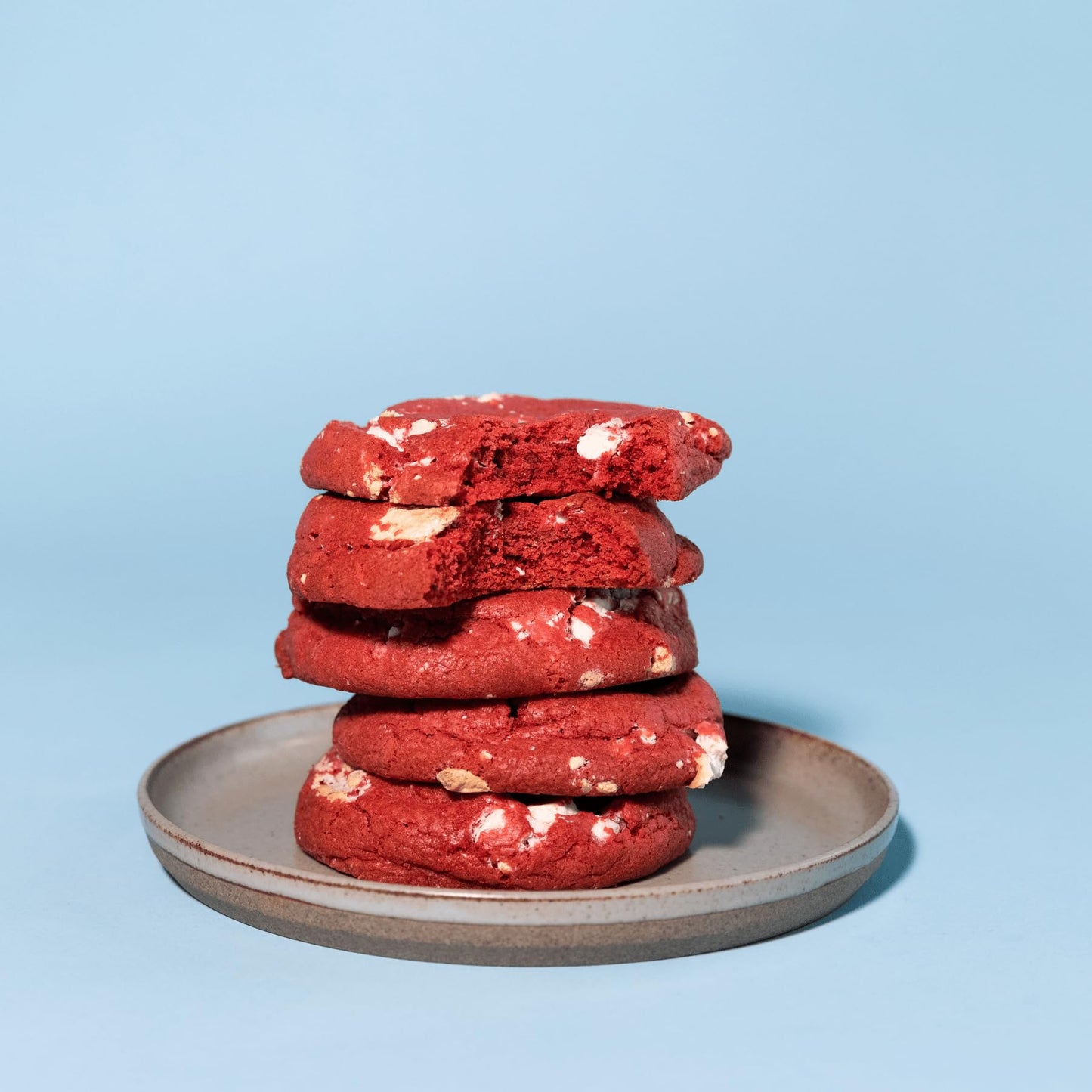 THE CRAVORY Red Velvet Cookies - Gourmet Dessert, 12 Individually Wrapped, 2 oz. Each