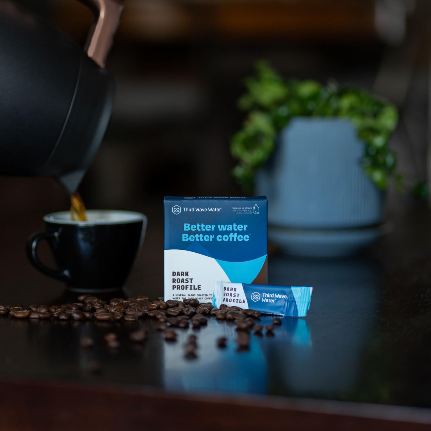 Third Wave Water Dark Roast Profile - 12-Pack Gallons for Bold Smooth Coffee