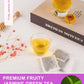 Teelux Fruit Scented Jasmine Green Tea, Brisk Green Tea With Natural Fruity Jasmine Flavor, Pleasant Jasmine & Fruit Aroma, 50 C