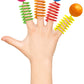 Spring Pop Finger Sucker Kids Candy on a Spring - Assorted Fun Flavors 24 Count (12 Individually Wrapped Pack of 2) Kosher Fun L