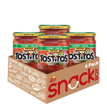 Tostitos, Medium Chunky Salsa, 15.5 Ounce (Pack Of 4)