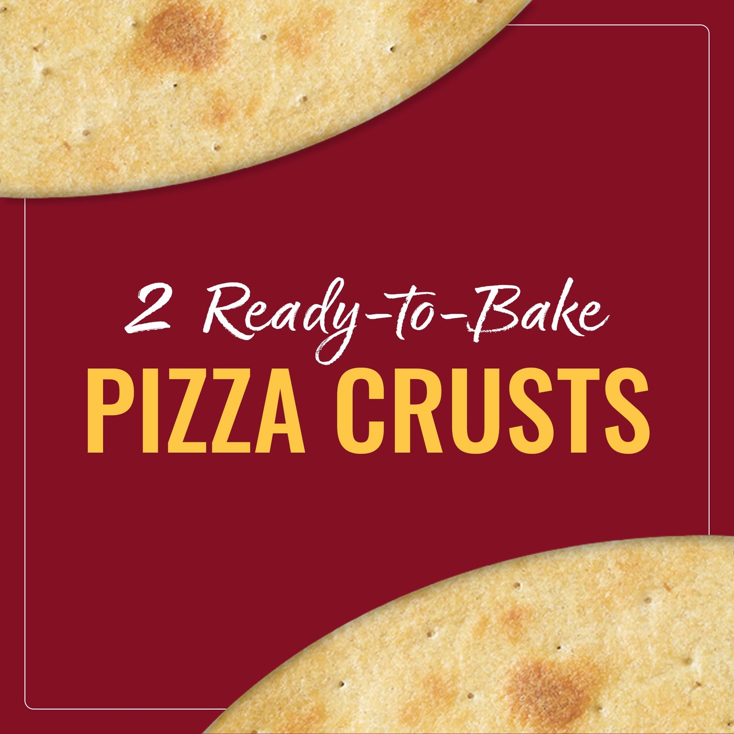 Mama Marys 7 Gluten Free Thin Crust Ready to Bake Pizza Crusts, 2 Count