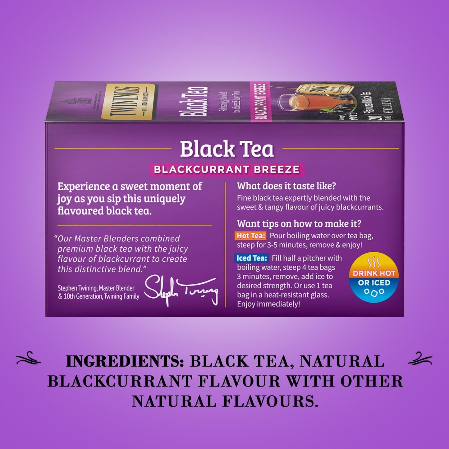 Twining Tea Tea Blck Blckcurrant Brz