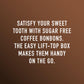 Swiss Imports Sugar Free Bonbons Hard Candy Drops, Coffee, 1.4 Oz/ 40G Box, 9 Pack