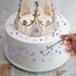 Kasvan Purple Mix Sugar Sprinkles - Edible Candy Pearls With 4-Claw Sprinkle Pen,118G/4.16 Oz, Gift Box Pack, Baking Cake Decora