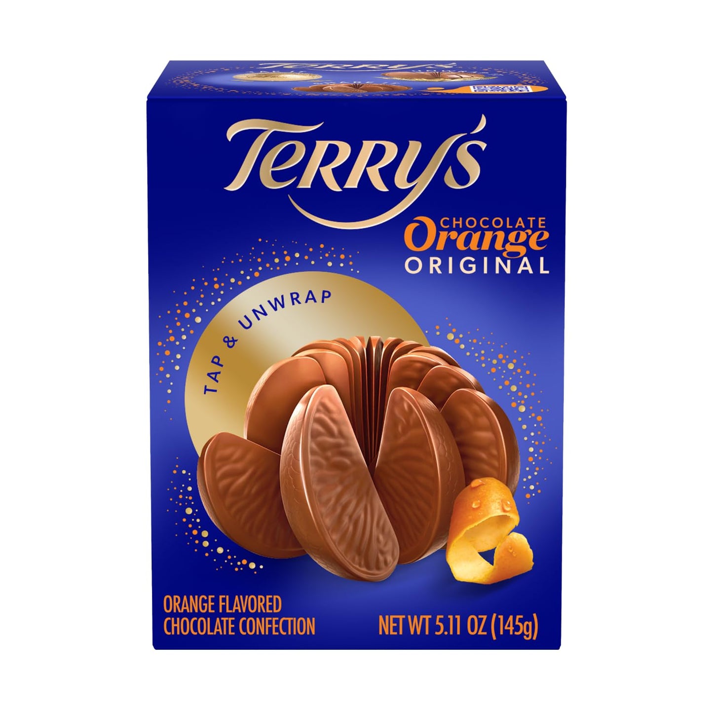 Terrys Milk Chocolate Oranges Large  Delicious Tasting Chocolate - Stocking Stuffer and Party Favors - Great for Sharing with Friends and Family