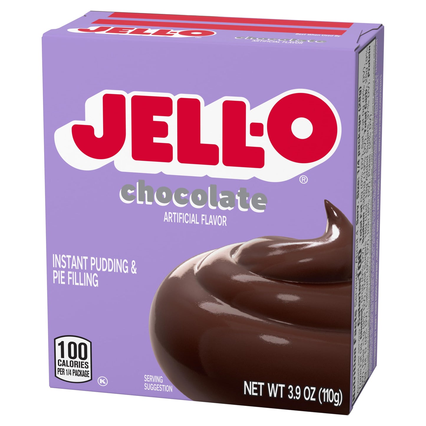 Jell-O Chocolate Instant Pudding & Pie Filling Mix, 3.9 oz Boxes, 24 Count, Chocolate Flavor