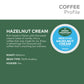 Green Mountain Coffee Roasters Brew Over Ice Hazelnut Cream, Single Serve Keurig K-Cup Pods, Flavored Iced Coffee, 12 Count