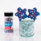 Bakerpan July 4Th Sprinkles For Cake Decorating - Star Confetti 4 Ounces - Independence Day Red, White & Blue Edible Confetti Sp