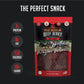 Top Notch Jerky Beef Jerky - High Protein Snacks - 10 oz Bag - Hot and Sweet Flavor