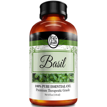 Oil Of Youth Essential Oils 4Oz - Basil Essential Oil - 4 Fluid Ounces