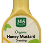 365 by Whole Foods Market Organic Honey Mustard Dressing, 16 Fl Oz, Pack of 1