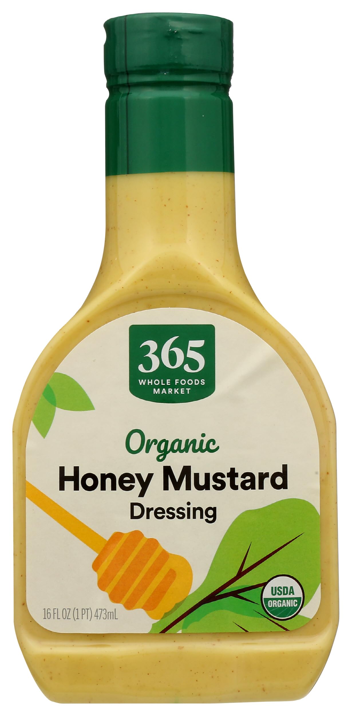 365 by Whole Foods Market Organic Honey Mustard Dressing, 16 Fl Oz, Pack of 1