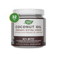 Natures Way Organic Extra Virgin Coconut Oil, Cold-Pressed, 32 Oz.