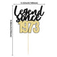 Gyufise 1Pcs Legend Since 1973 Cake Topper 50Th Birthday Cake Decoration Hello 50 Funny 50 And Fabulous Decoration For 50Th Wedd