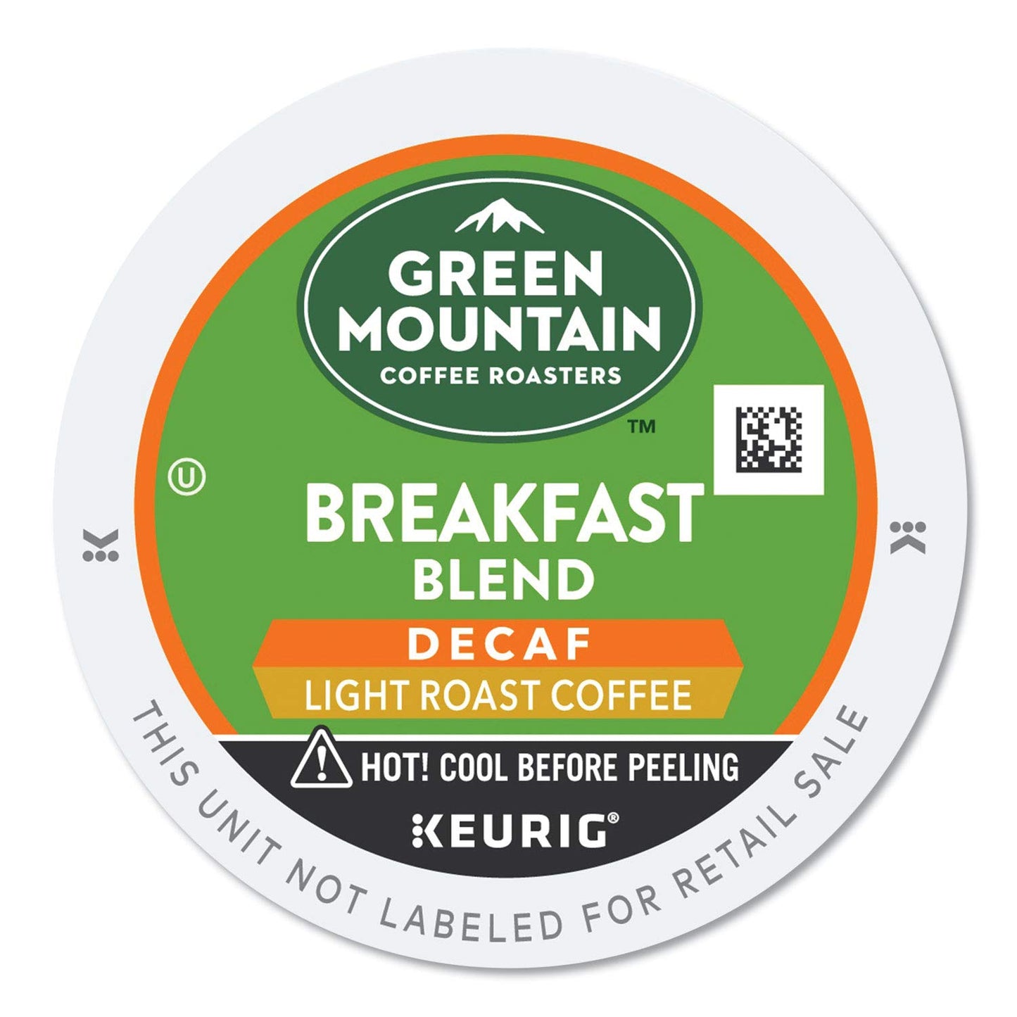 Green Mountain Coffee Decaf Breakfast Blend K-Cup, Light Roast, 24 Count, Brown, Model 7522