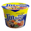 Ottogi JIN RAMEN MILD Instant Noodle Cup, Rich Flavor, 6 Bowls, 110g Each, Microwave Safe