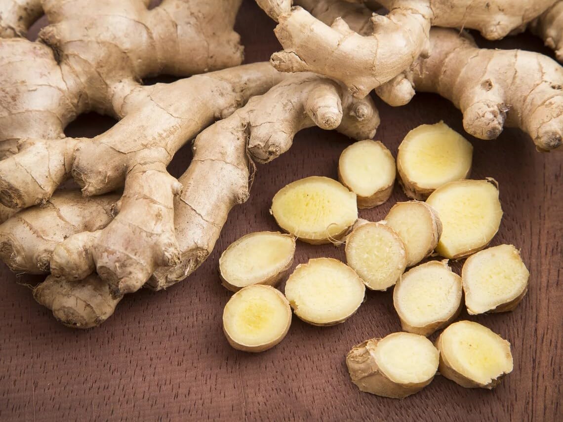 9 SHANIS ROOTS SHOOTS Fresh Ginger Root for Cooking, Juicing & Tea - 5 lb