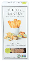 Rustic Bakery, Flatbread Onion Creme French, 6 Ounce