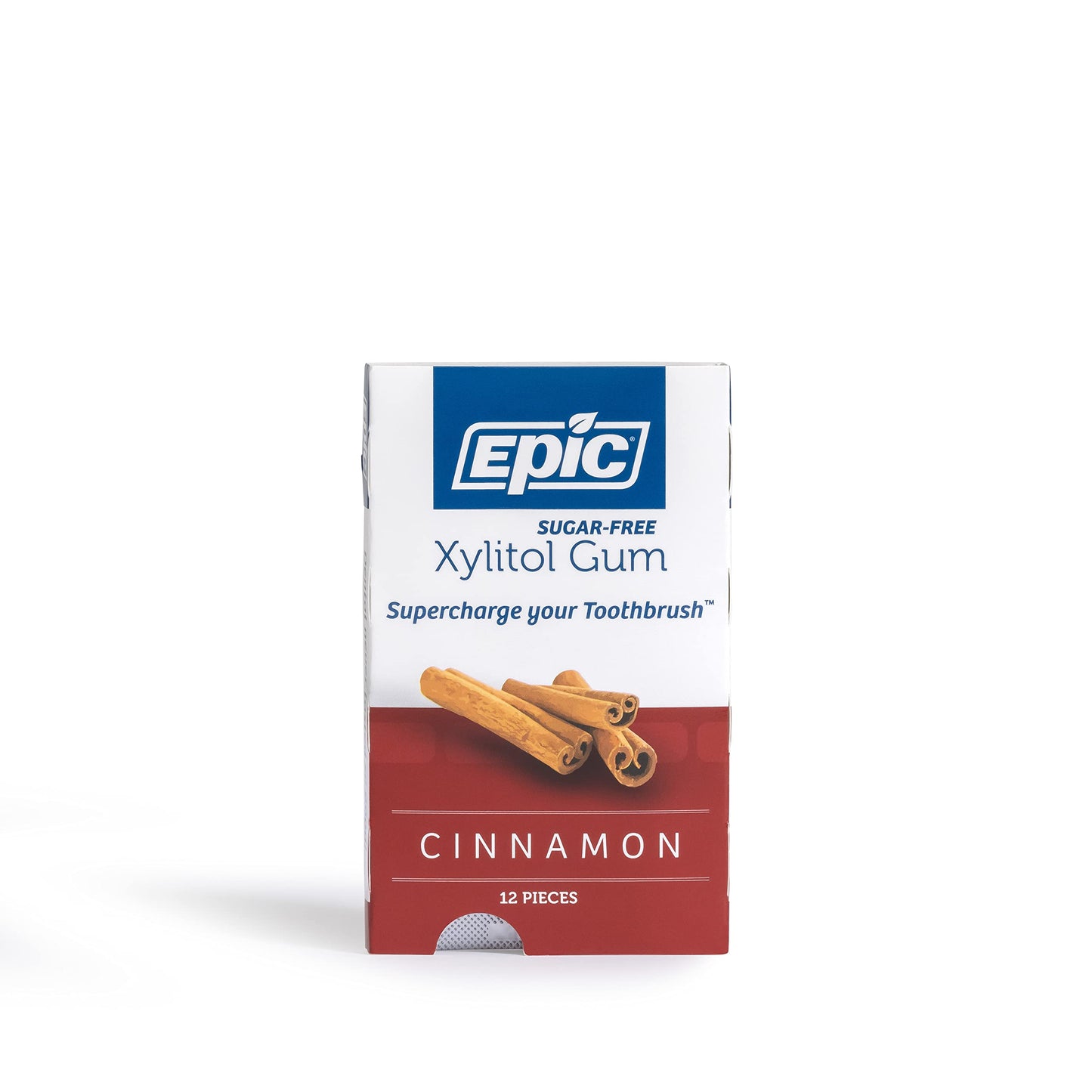 Epic Dental Cinnamon Gum - Xylitol Sweetened - Case Of 12-12 Pack12