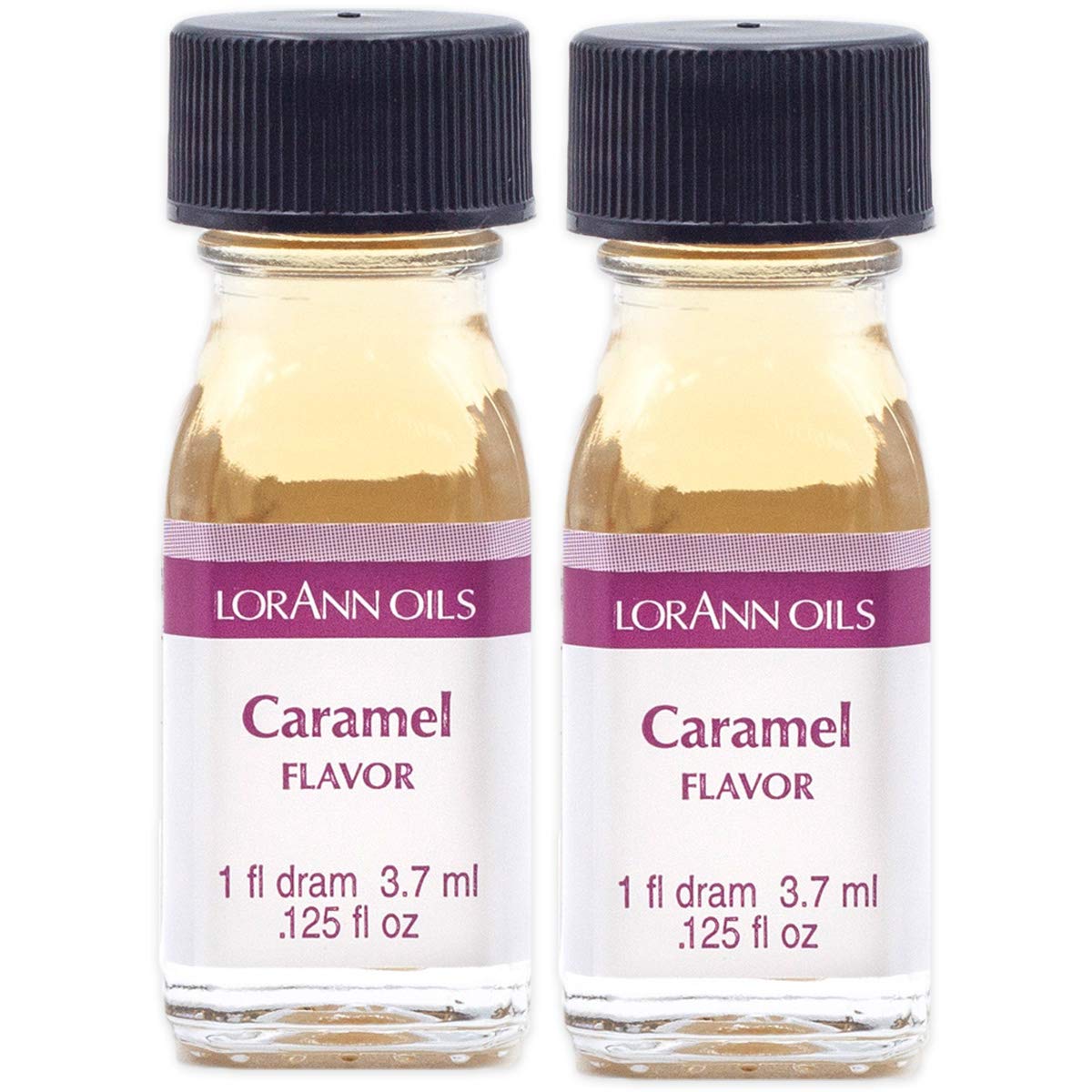 Lorann Caramel Ss Flavor, 1 Dram Bottle (.0125 Fl Oz - 3.7Ml - 1 Teaspoon) - 2 Pack