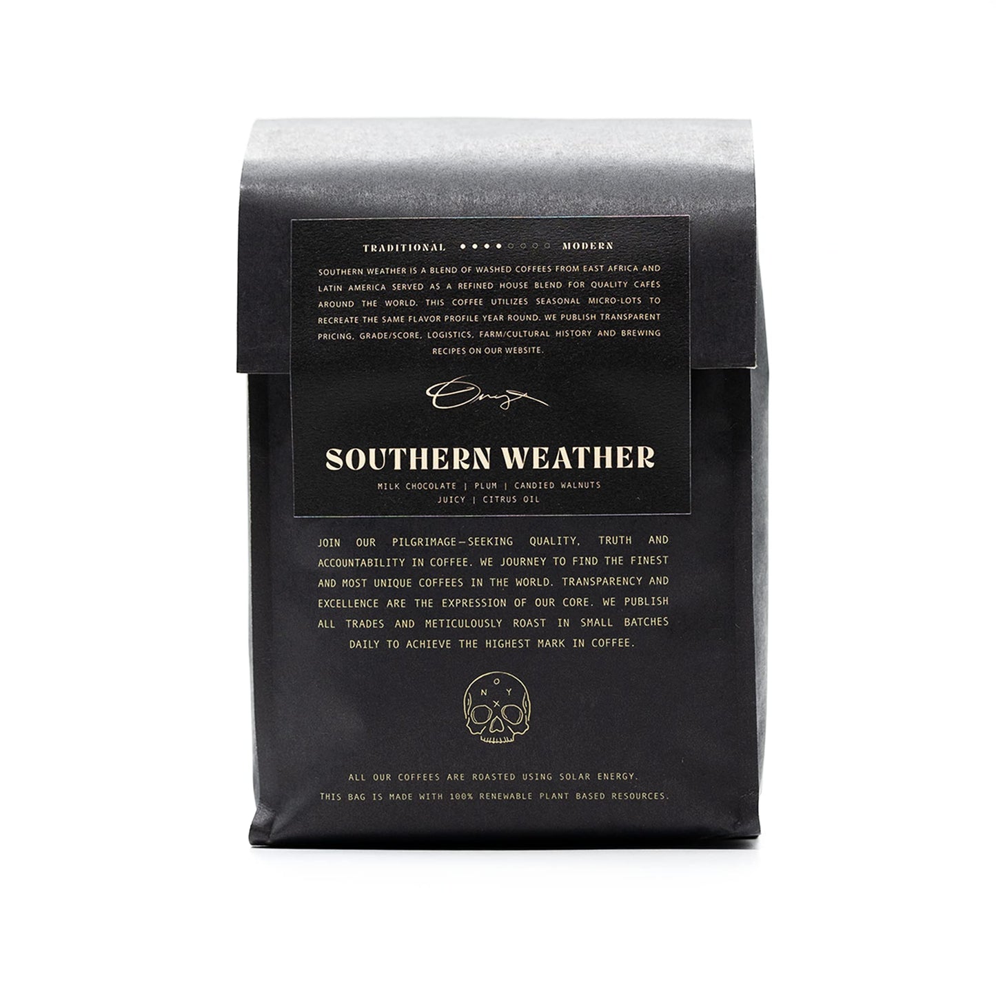 Onyx Coffee Lab Southern Weather Medium Roast Whole Bean Coffee - 80 Ounce, Specialty Coffee with Chocolate, Plum & Walnut Notes