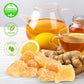 Crystallized Ginger Chunks By It'S Delish, 2.5 Lb Jumbo Reusable Container | Candied Dried Ginger Fruit Chews Natural Candy, Gin
