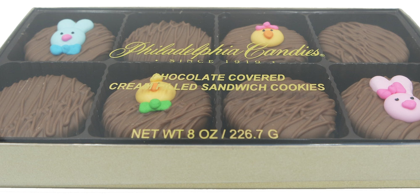 Philadelphia Candies Milk Chocolate Covered OREO Cookies, Easter Faces, 8 oz