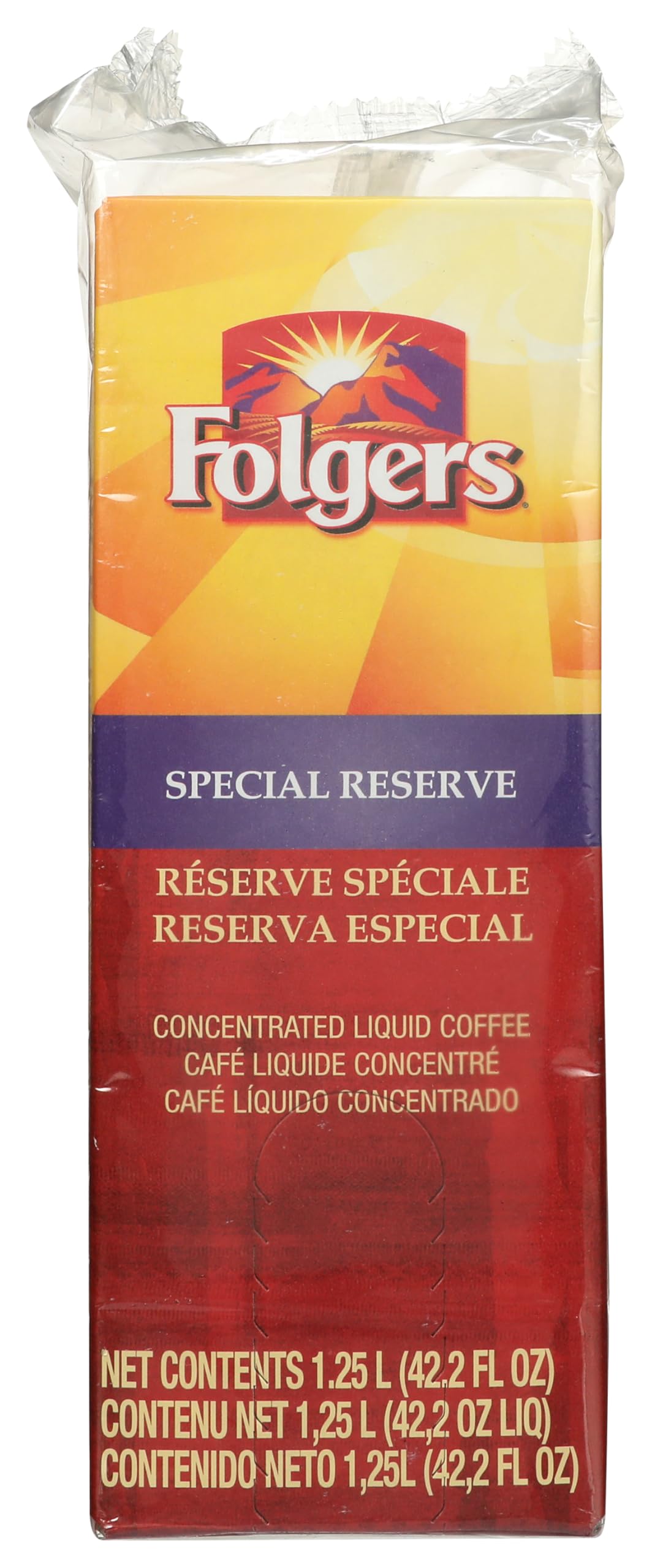 Folgers Special Reserve Coffee, 1.25 Liter - 2 Cartons per case
