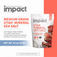 Impact Utah Mineral Sea Salt, Medium Grain, Unrefined, Non-GMO, Gluten Free, 32 Ounce