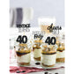 24 Pcs Glitter 40Th Birthday Cupcake Toppers For Celebrating Forty Years Old Birthday Party Decorations (Black&Silver)