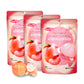 Joyvitas Peelable Gummy Peach Candy – Low Sugar & Low Calorie, Resealable Snacks, 3 Pack (9.53oz)
