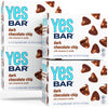 The Yes Bar - Dark Chocolate Chip - Plant Based Protein, Decadent Snack Bar - Vegan, Paleo, Gluten Free, Dairy Free, Low Sugar, 