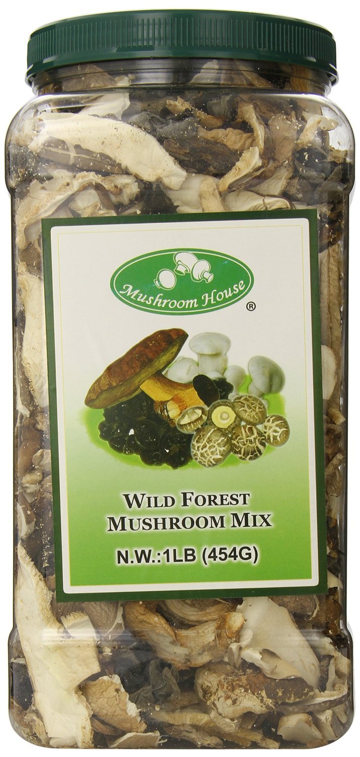 Mushroom House Dried Mushroom Forest Blend, Premium, 1 Pound