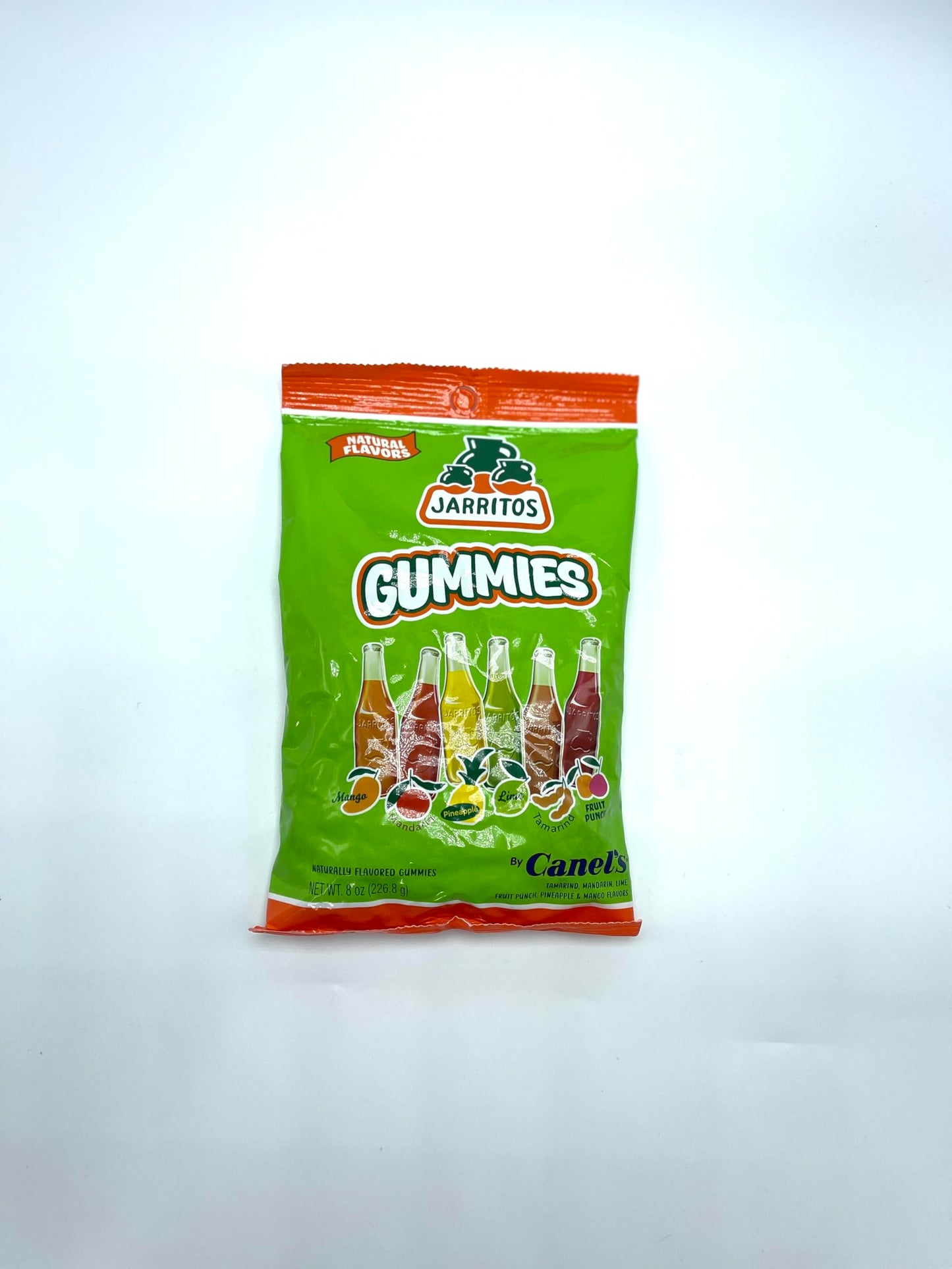 Generic Canel’s Jarritos Gummies Candy, Vegan Mixed Fruit Flavors, 8 oz Bag, 12.42 x 2.89 x 19.61 cm