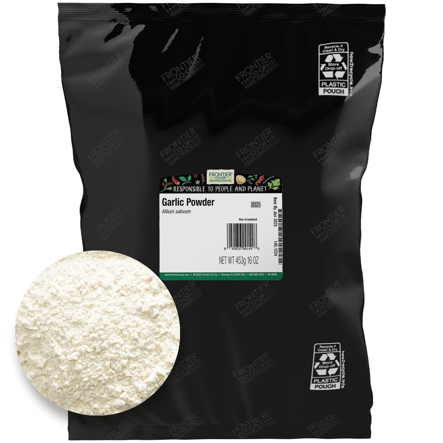Frontier Garlic Powder, 1 Lb