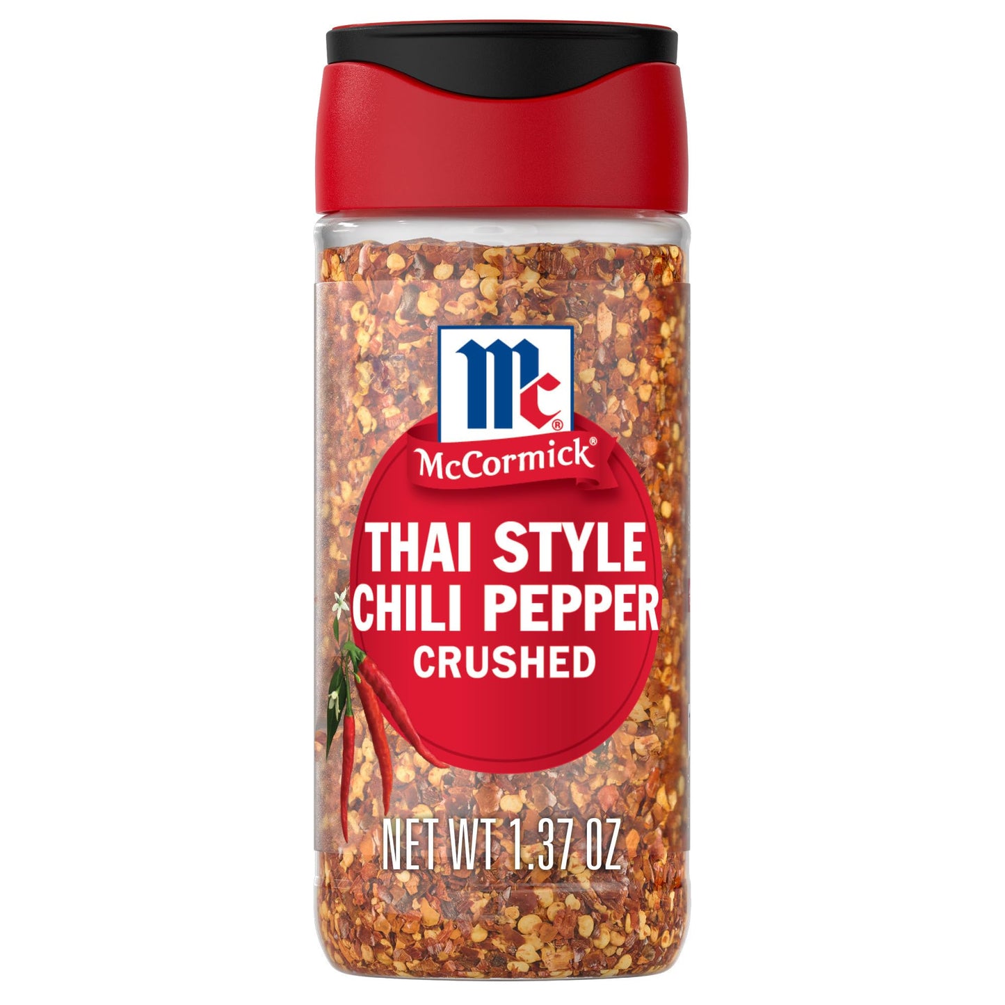McCormick Thai Style Chili Pepper, Crushed, For Pasta, Stir-Fry, Salad Dressing, Marinade, Drunken Noodles, Pad Thai, and More, 