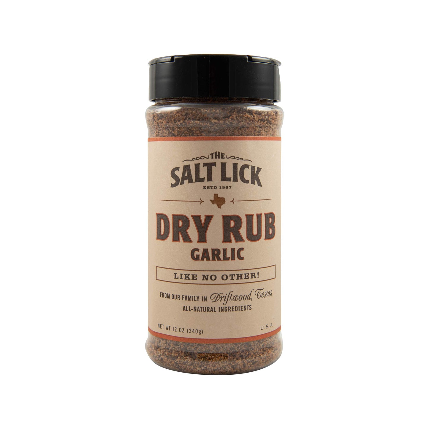 The Salt Lick BBQ Garlic Dry Rub 12 Oz