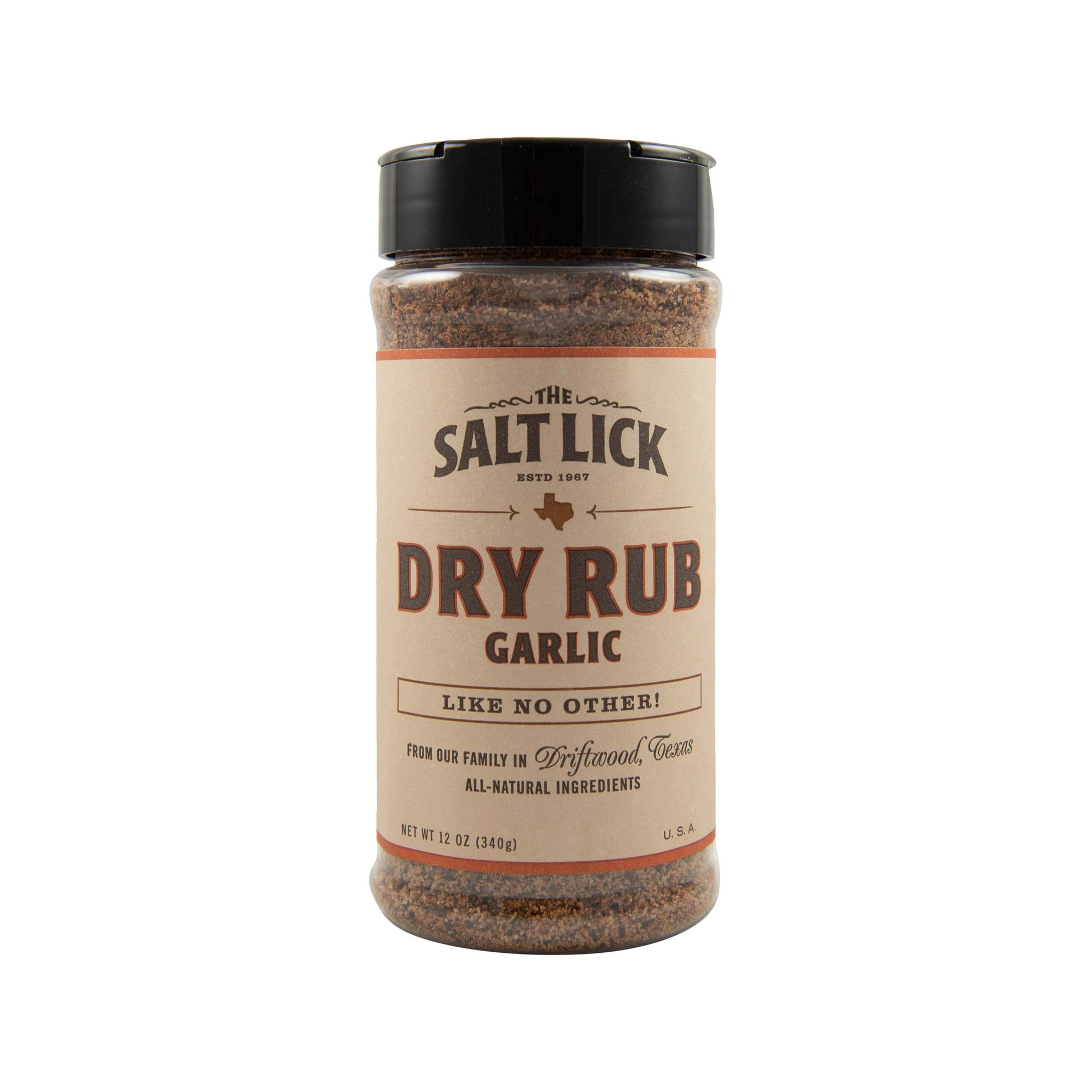 The Salt Lick BBQ Garlic Dry Rub 12 Oz
