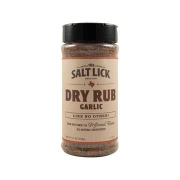 The Salt Lick BBQ Garlic Dry Rub 12 Oz
