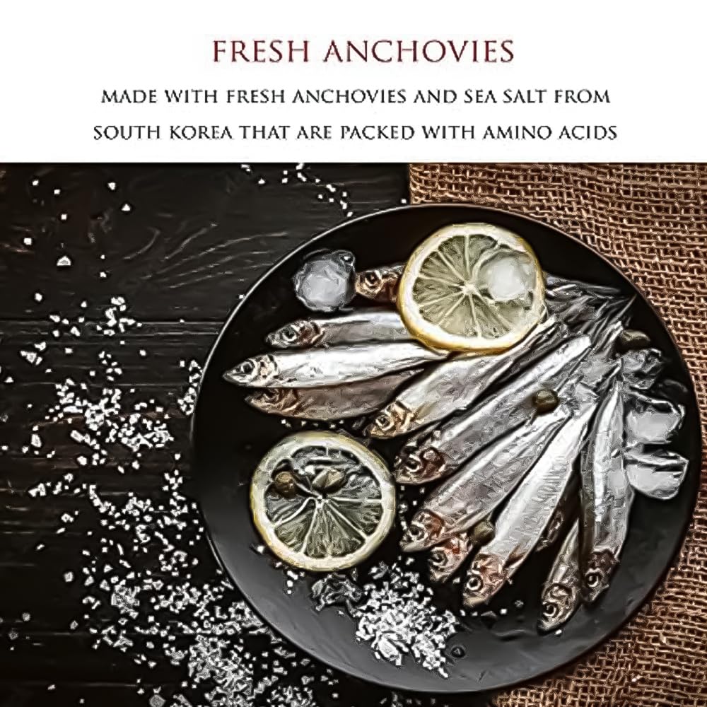 WangShin Smoked Fish Sauce - Anchovy & Salt Fermented in Clay Pot, 5 fl oz