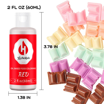 Red Oil Based Food Coloring For Chocolate 2 Fl Oz Professional Concentrated Red Oil Food Dye For Melting Chocolate Candy Melts C