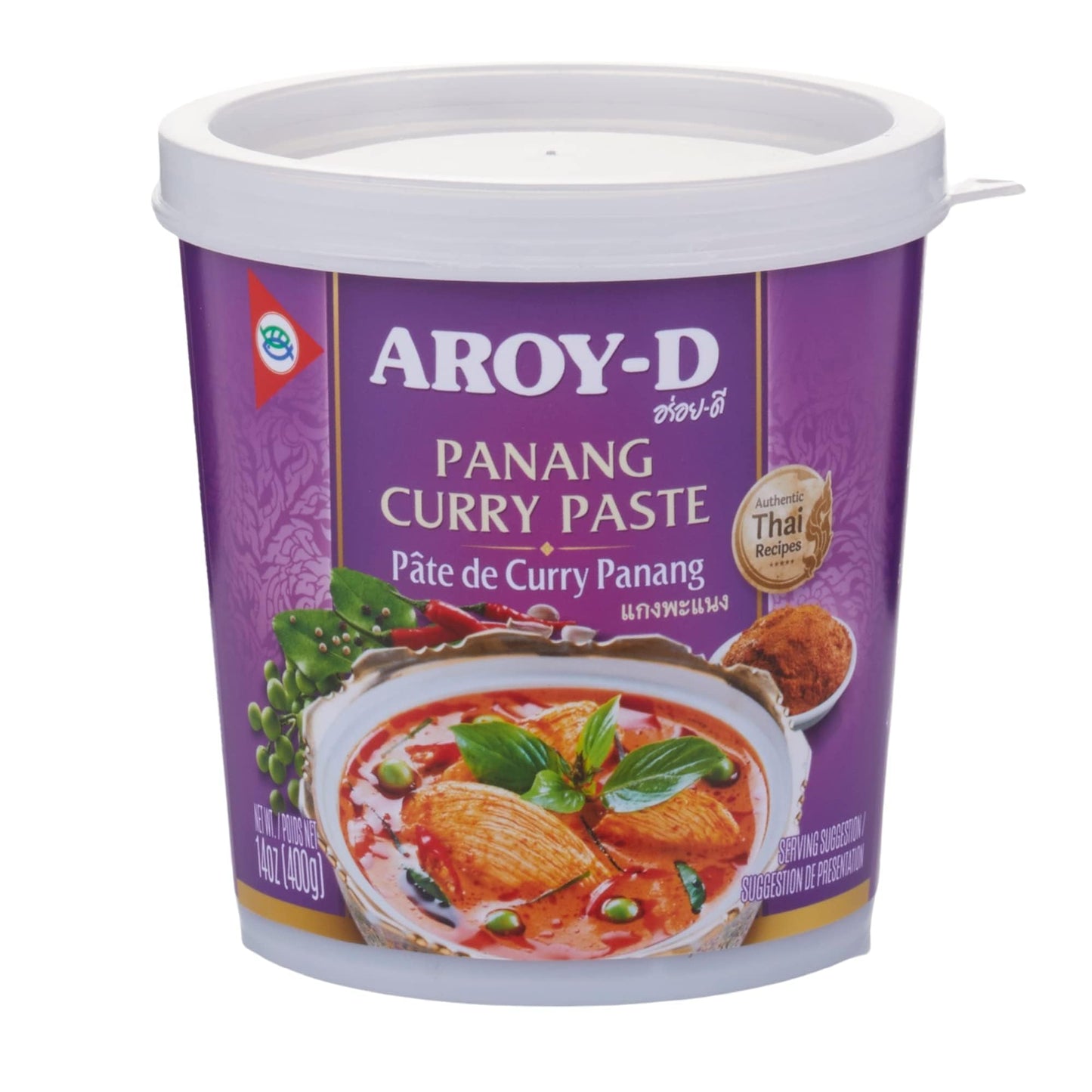 Aroy-D, Panang Curry Paste (Pate De Curry Panang), 14 Oz