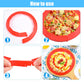Cuayaes Silicone Pie Crust Shield, Adjustable Pie Crust Protector Covers For Edges Of Pie, 2 Pack Kitchen Tool Baking Pie Rings